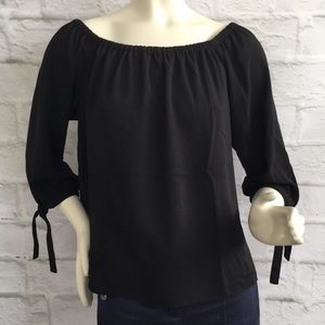 NWT J. Crew black off the shoulder top